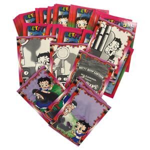 VTG Betty Boop Premiere Base Trading Card Set, Used & Missing Cards